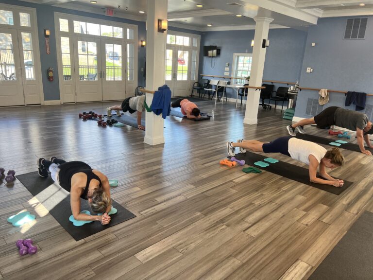 group workout class